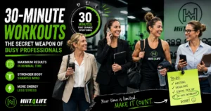 30-minute workouts for busy professionals – HiiT4LiFE Northbridge blog header